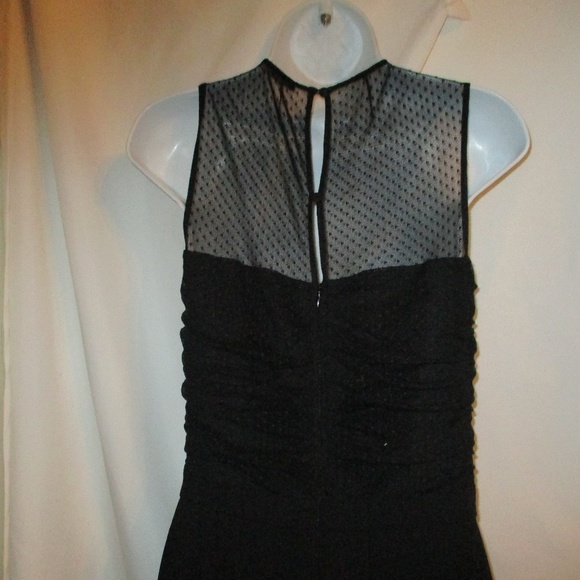 NWT ZARA Black Lace Sleeveless Jumpsuit SZ S - Picture 6 of 6
